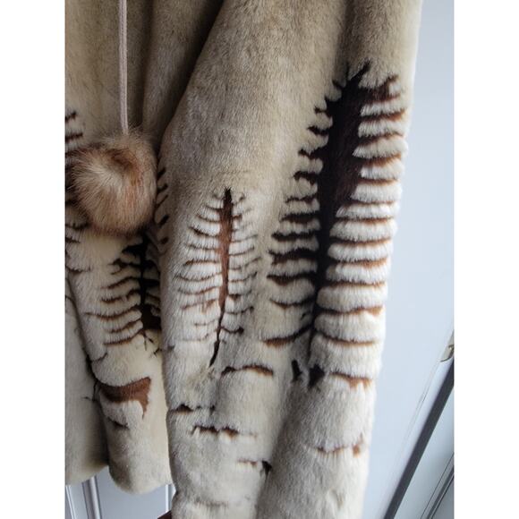 Northern Lifestyle Womens S Deer Forest Satin Lined Faux Fur Hood Vintage Jacket - Picture 6 of 16